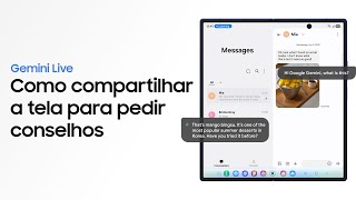 Como compartilhar a tela para pedir conselhos | Galaxy Z Fold7 | Samsung