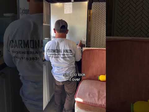Guess this is our life now… #vanlife #tinyhome #fridgeorganization  #fridgetour #vanfridge #tinyhome