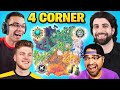 Fortnite Four Corner Challenge Strategies