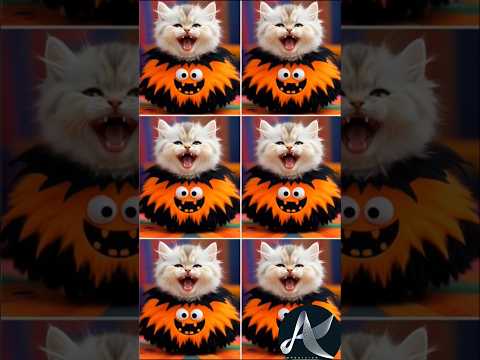 Trick or treat I’ll take treats only #spookytales#halloween#catvideos #halloweenies#halloweenforever