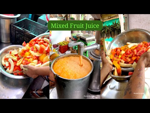 Agra Authentic Mixed FRUIT Fresh Shake Making Live || Agra Street Food ||