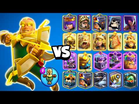 ARQUERO MAGICO HEROE vs TODAS LAS CARTAS | Clash Royale