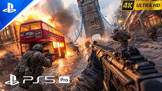 (PS5 PRO) ATTACK ON LONDON | Realistic Immersive ULTRA Graphics Gameplay [4K 60FPS HDR] Call of Duty