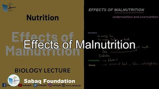Effects of Malnutrition
