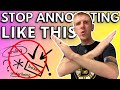 Understanding Text Transitions and Annotations