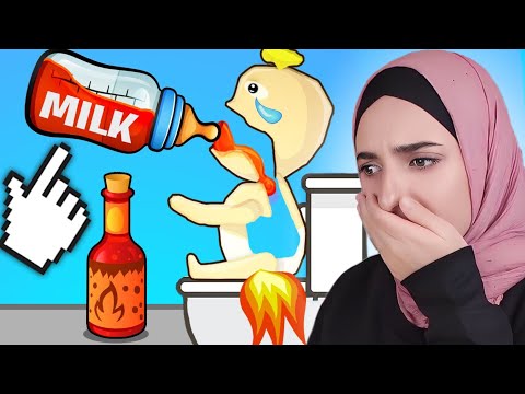 أعطيت طفل حار 🌶️ صارت كارثة ( محاكي الاكل ) Eating Simulator