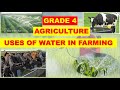 Water Resources and Usage Concepts