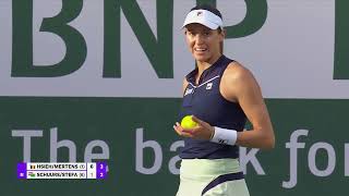 Hsieh Su-Wei Elise Mertens v Luisa Stefani, Demi Schuurs - Indian Wells QF 2024