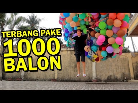 Aku Terbang Cuma Menggunakan BALON
