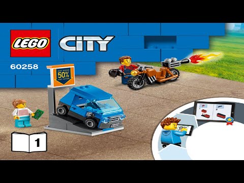 LEGO Instructions - City - 60258 - Tuning Workshop - Town (Book 1)