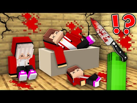 Who KILLED JJ FAMILY in BATH in Minecraft Maizen!