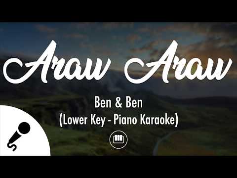 Araw-araw – Ben & Ben (Lower Key – Piano Karaoke)