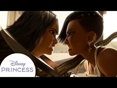 Raya Battles Namaari to Defend Sisu ⚔️🐉 | Raya and the Last Dragon | Disney Princess