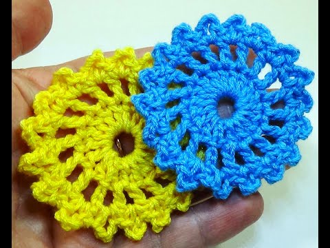 crochet simple circle motif