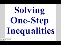 Inequalities and Their Solutions