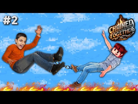 TRYING NOT TO FALL TOGETHER CHALLENGE [ Funny Moments ] Chain Together - PART 2