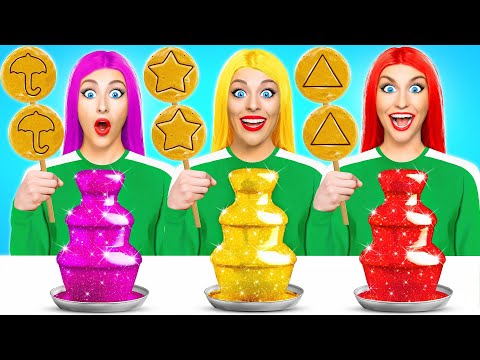 Makanan Warna Yang Sama Tantangan | Perang Lelucon Multi DO Fun Challenge