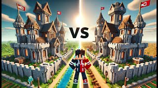 QUI FERA le PLUS BEAU CHÂTEAU MINECRAFT en 1h ! ⛏