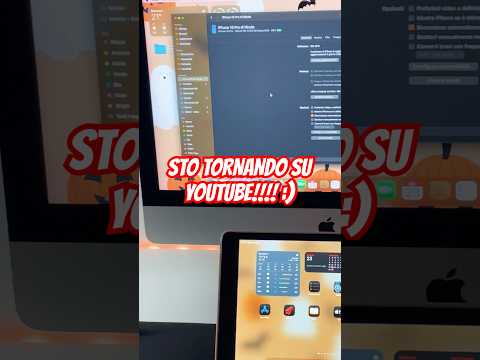 Sto tornando su YouTube! 🚀 #shorts #apple #youtube