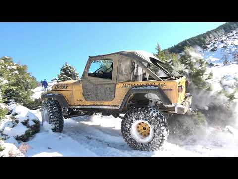 Greece off Road 4x4 in the snow #3  (Λέσχη 4x4 Λάρισας στον Κίσσαβο)