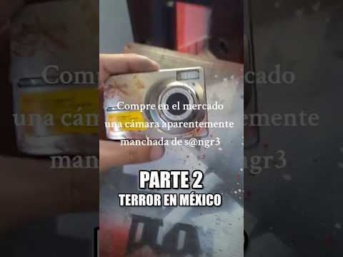 MEXICANO COMPRÓ una CÁMARA USADA en un TIANGUIS (mercado) y DESCUBRIÓ un CRIMEN 💀 #tianguis #terror