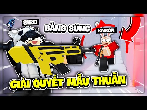 Siro Và Kairon Giải Quyết Mâu Thuẫn Bằng Cách Solo Bắn Sứng Trong Rivals Roblox