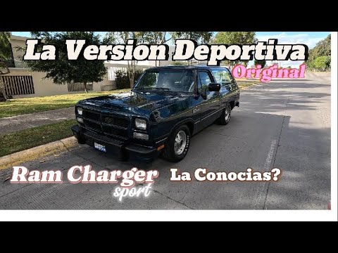 Dodge Ram Charger Version Sport 93 Exclusiva