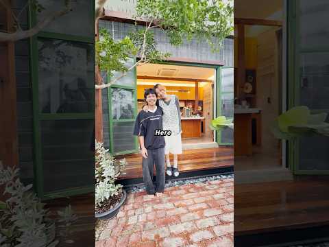 They built a cafe in their home! 😲 #thailand
