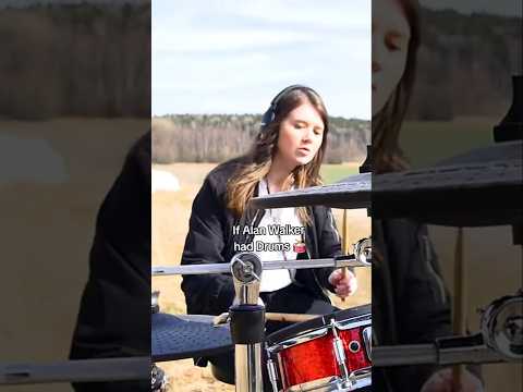 If Alan Walker had Drums 🥁 #alanwalker #drummer #drumcover #drums #outdoor @Alanwalkermusic