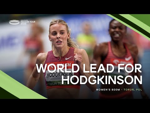 1:57 🔥 Keely Hodgkinson beats Mary Moraa and Noelie Yarigo. | World Indoor Tour Torun 2023