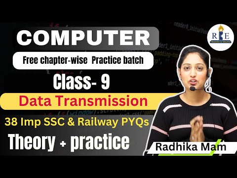 Computer revision with PYQs Class-9| Data transmission (bus, mesh, etc.) OSI Model| SSC, RRB NTPC