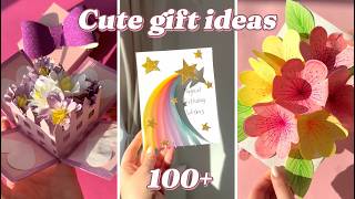 100+ cute gift ideas / easy craft ideas / tutorials / DIY