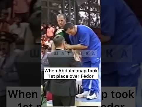 When Abdulmanap Nurmagomedov took 1st place over Fedor 😳