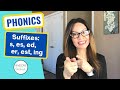 Exploring Suffixes: s, es, ed, er, est, ing
