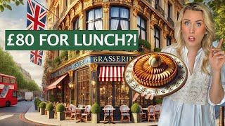 Trying The SUPER POSH FRENCH Food Taking Over London..