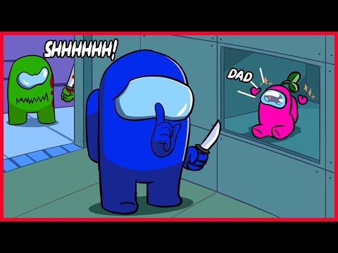CREWMATE EVERYDAY LIFE ANIMATION - MINI CREWMATE DAD