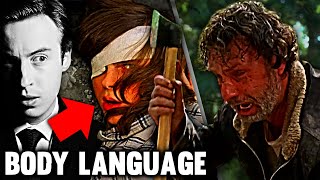 Body Language Analyst Reacts To Negan Forces Rick To Cut Carl’s Arm Off | The Walking Dead