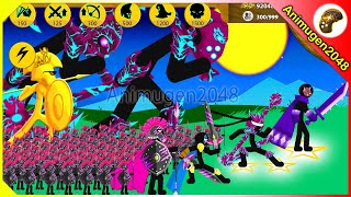 NEW AMETHYST WRATHNAR VS XIPHOS, VAMP GRIFFON VS FINAL BOSS | Stick War Legacy Mod | Animugen2048