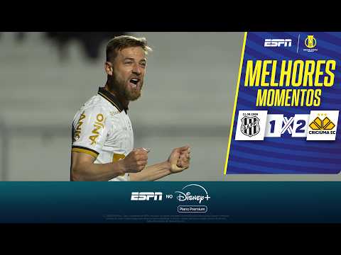 Ponte Preta-SP 1 x 2 Criciúma-SC