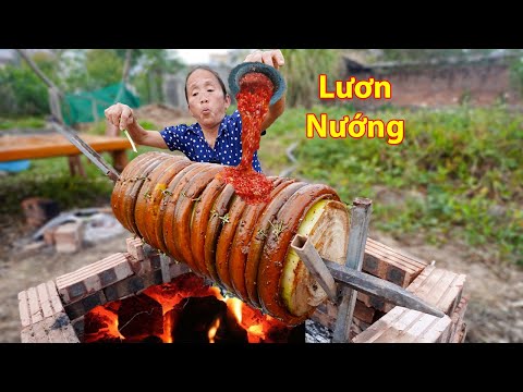 Bà Tân Vlog - Lươn Cuộn Cây Chuối Nướng Siêu Cay Khổng Lồ