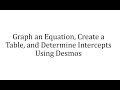 Graphing Functions in Desmos