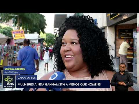 Mulheres ainda ganham 21% a menos que homens