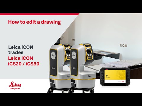 Leica iCON trades - How to edit a drawing