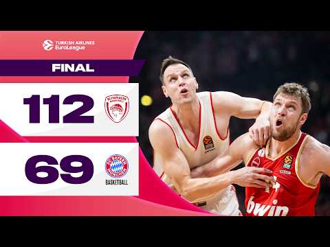 Vezenkov Scores 45 in Olympiacos Win | Olympiacos – Bayern Munich | BASKETBALL HIGHLIGHTS R20 24-25