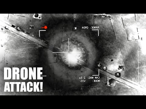 Attack Drone destroyed entire Military Base - Combat Footage - Military Simulation - ArmA 3