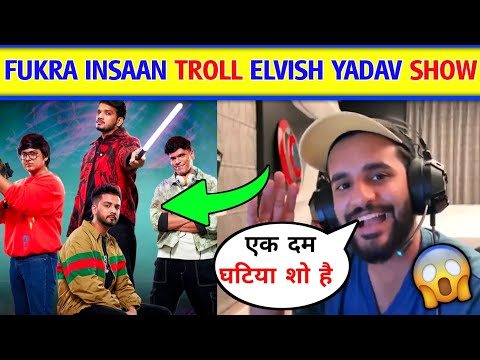 😱Fukra insaan Troll Elvish yadav Playground Session 4 Show । Fukra insaan Video । Elvish yadav show