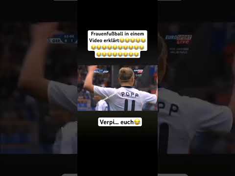 Frauenfußball in einem Video erklärt😂😂😂😂😂😂😂😂 #bundesliga claudia Neumann
