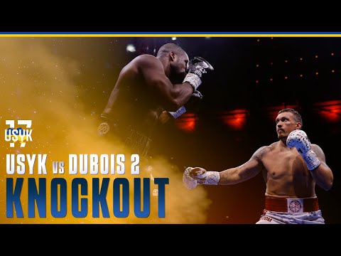 Ringside KNOCKOUT 🤩 USYK vs DUBOIS 2