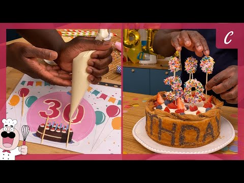 Le gâteau feuilleté fruité d'anniversaire ! Happy birthday to you 🎊