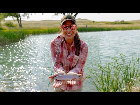 Rainbow trout fishing in nebraska on @RVThereYetTV video thumbnail